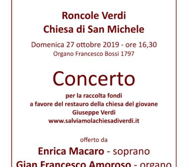 Locandina Concerto 27 ottobre 2019
