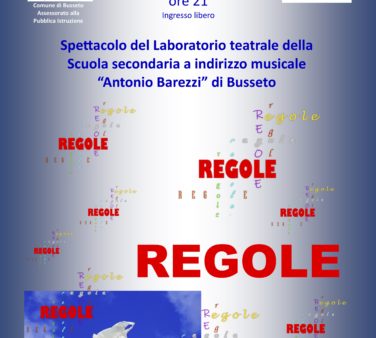 Locandina spettacolo - REGOLE - 19 dicembre 2019
