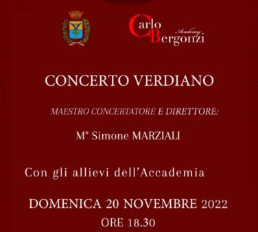 Concerto verdiano domenica 20 novembre