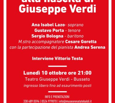 serata dedicata alla nascita di Giuseppe Verdi
